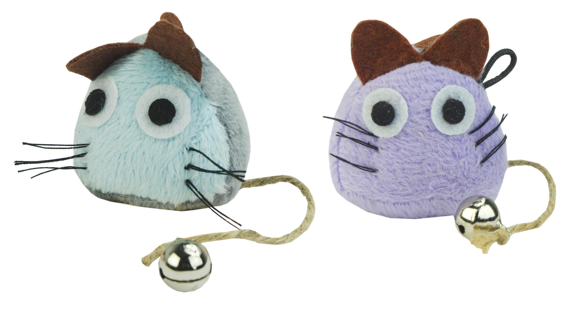Crazy cat funny light blue mouse with cat root cat toy