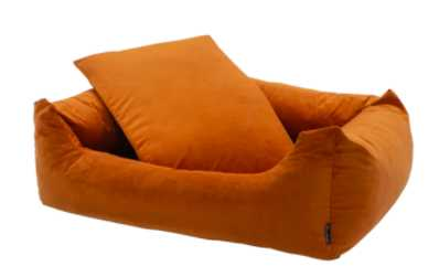 Velour dog bed S
