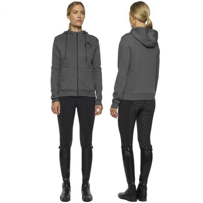 Women  rider sweater  Bonded Piquè full zip