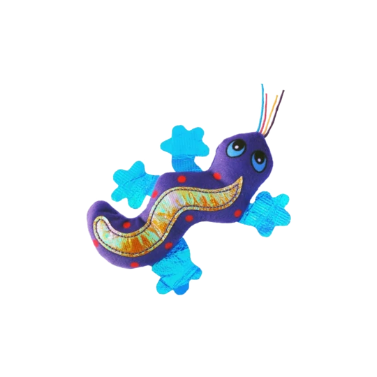 Gecko cat toy stuffed with catnip