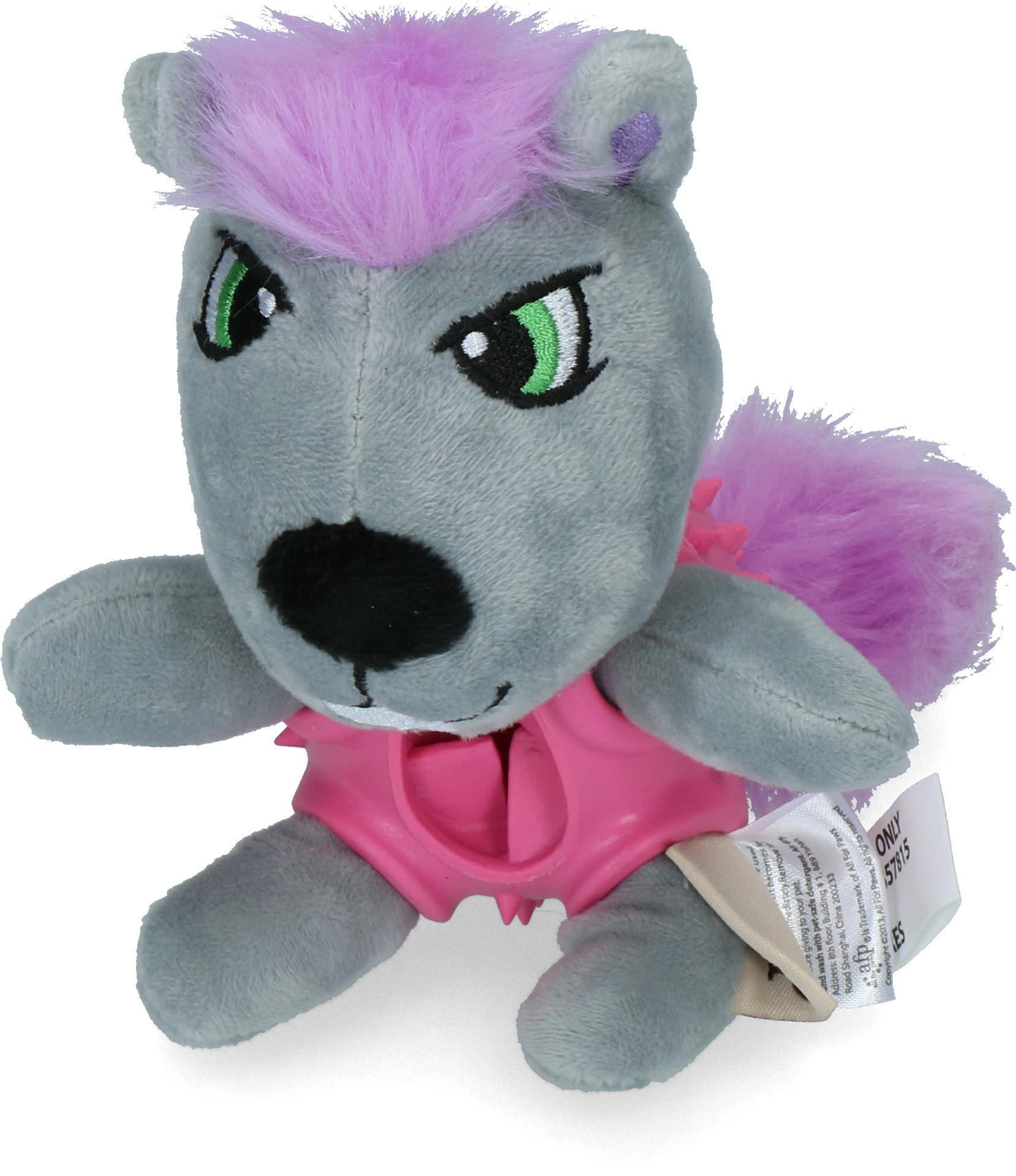 Squirrel Body Treat Hider dog toy plush