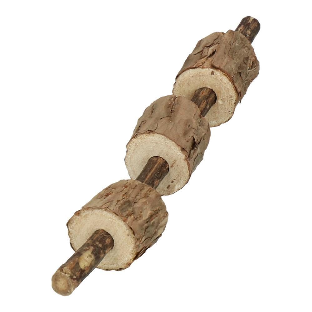 Hanging Tripple Wood cat toy with cat root