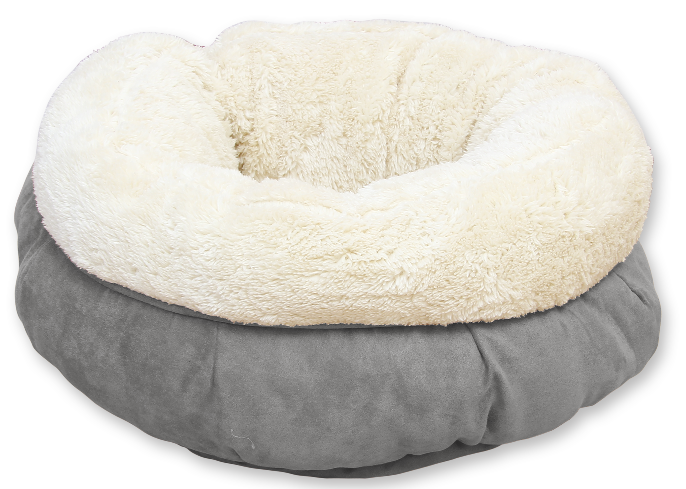 Donut shaped extra soft dog bed