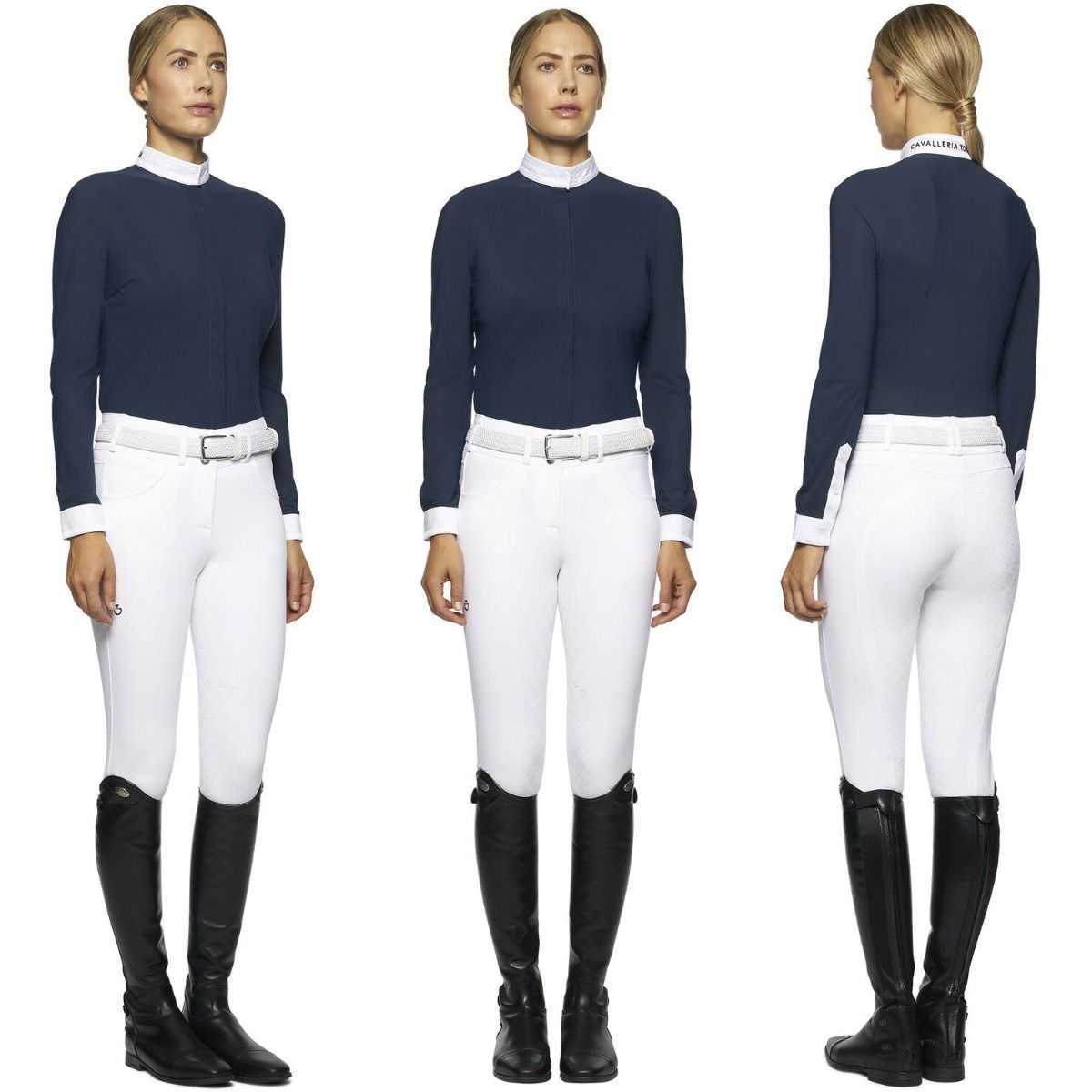 Long sleeve woman rider competition shirt