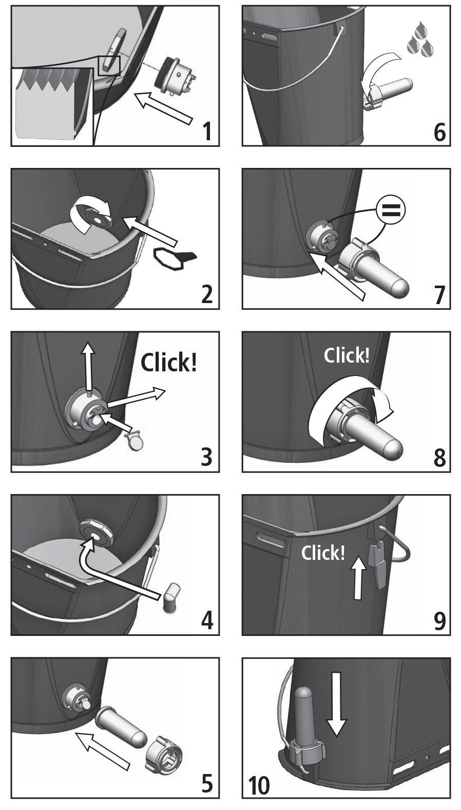 Calf fast feeding bottle Blue 2,5 l cattle rearing