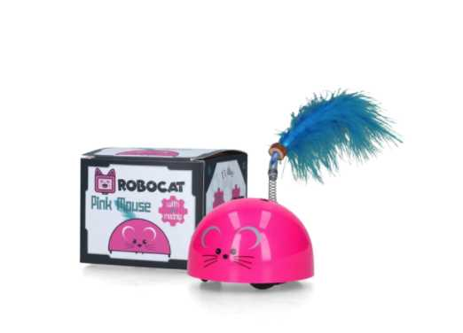 Pink Mouse Smart Cat Toy
