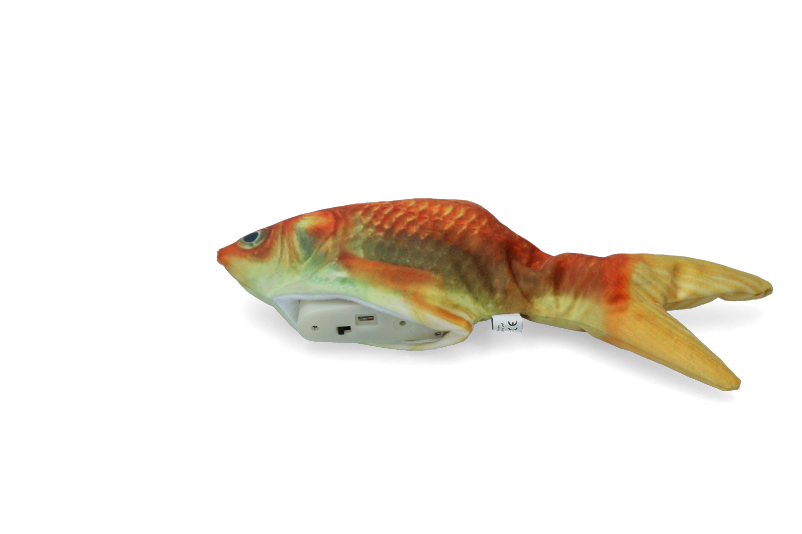 Goldfish stuffed with catnip cat toy