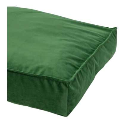Velour bed pillow for dogs S