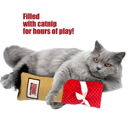 Cat Kickeroo Cuddler (Ass. Colors) plush cat toy