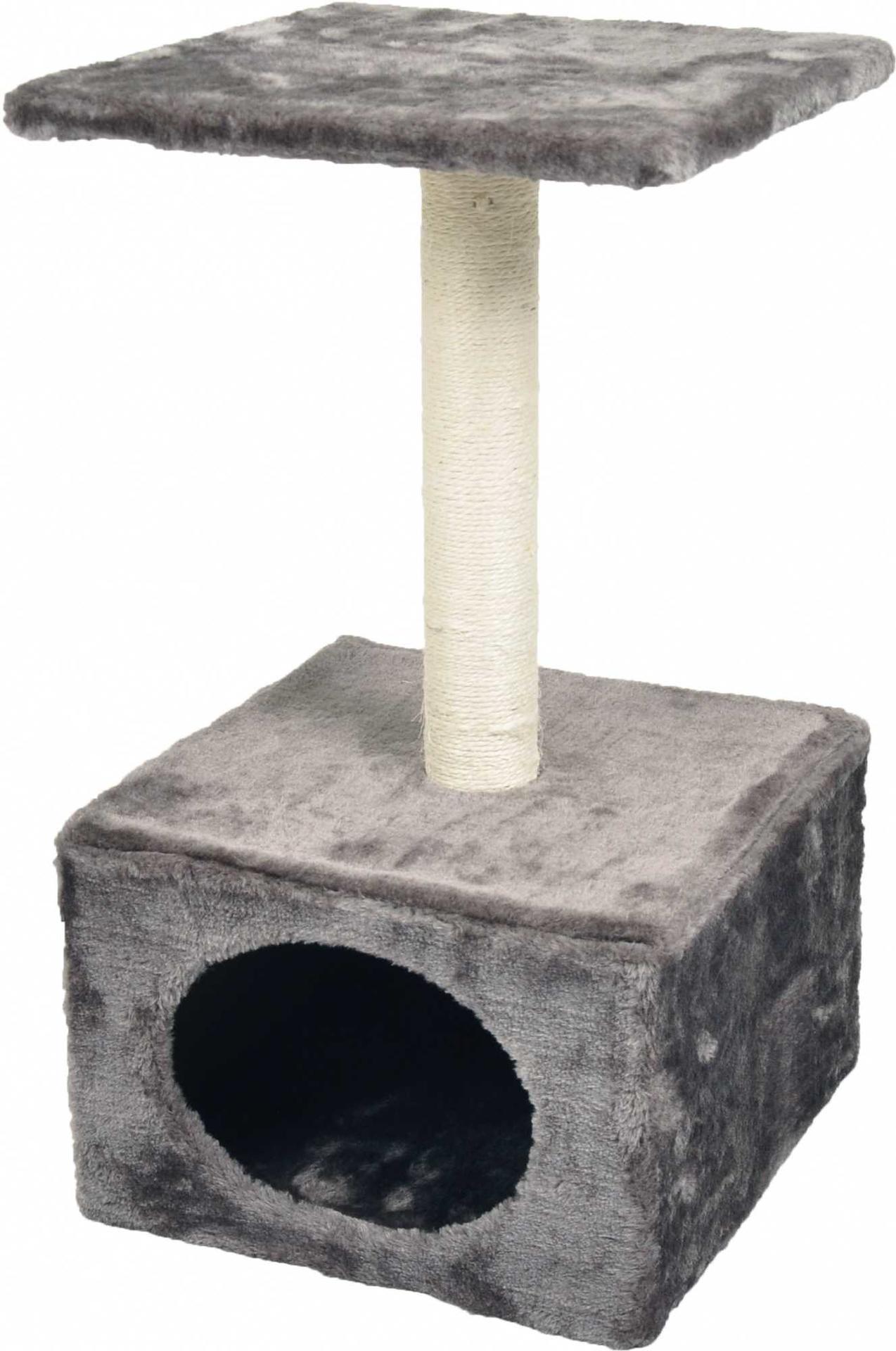 Scratch wood burrow 30x30x55 cm cat bed furniture
