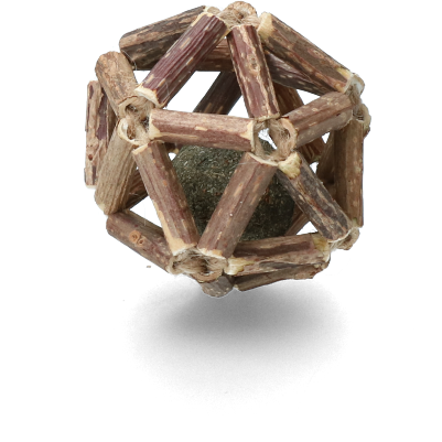 Atomium prisoner with ball, cat game