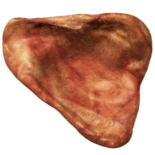 Bacon pig ear reward bite