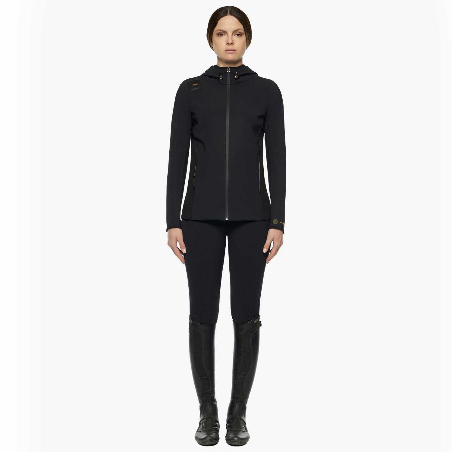 R-Evo  + Tech Knit woman riding softshell jacket