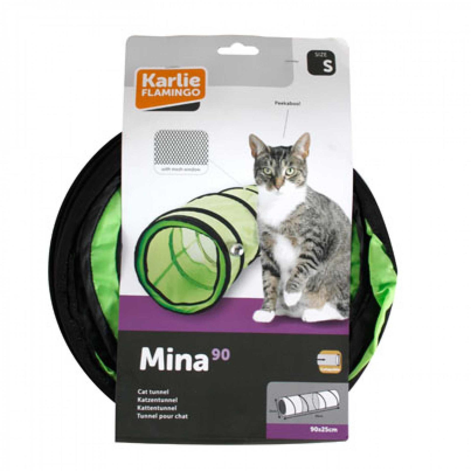 Cat tunnel green 90 cm Cat toy