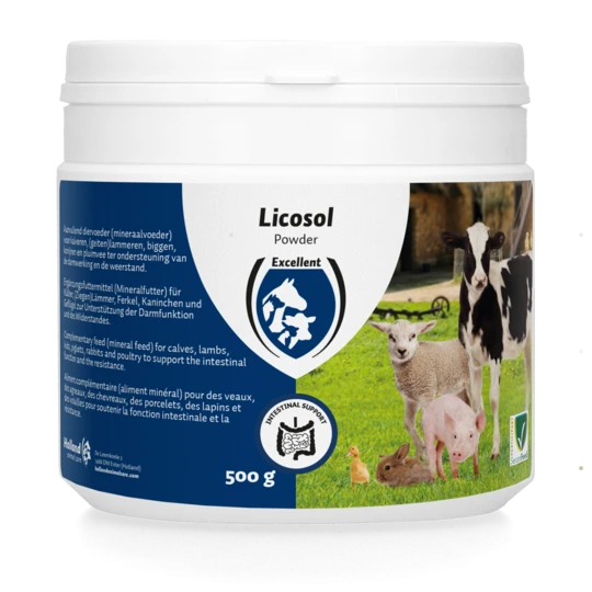 Licosol powder for young animals to promote intestinal function