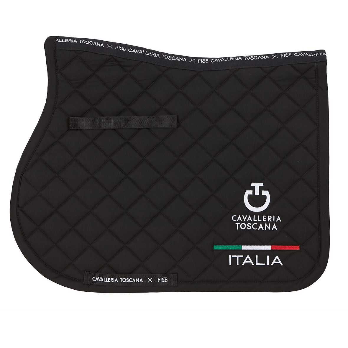 C T x FISE jumping saddle pad