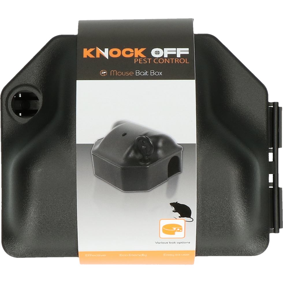 mouse bait box with key shed for livestock pest control traps