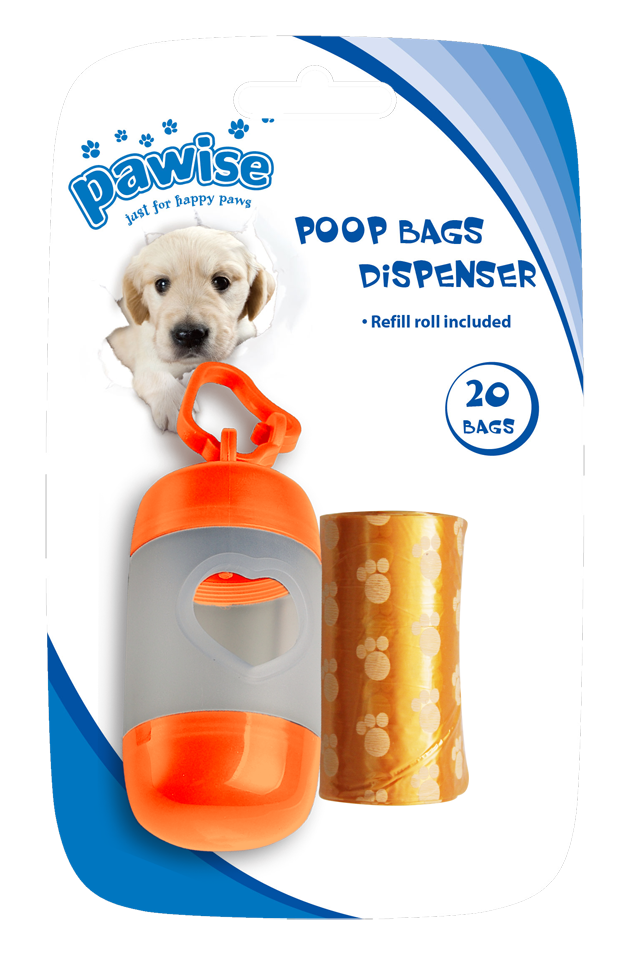 Dispenser for dog waste bag