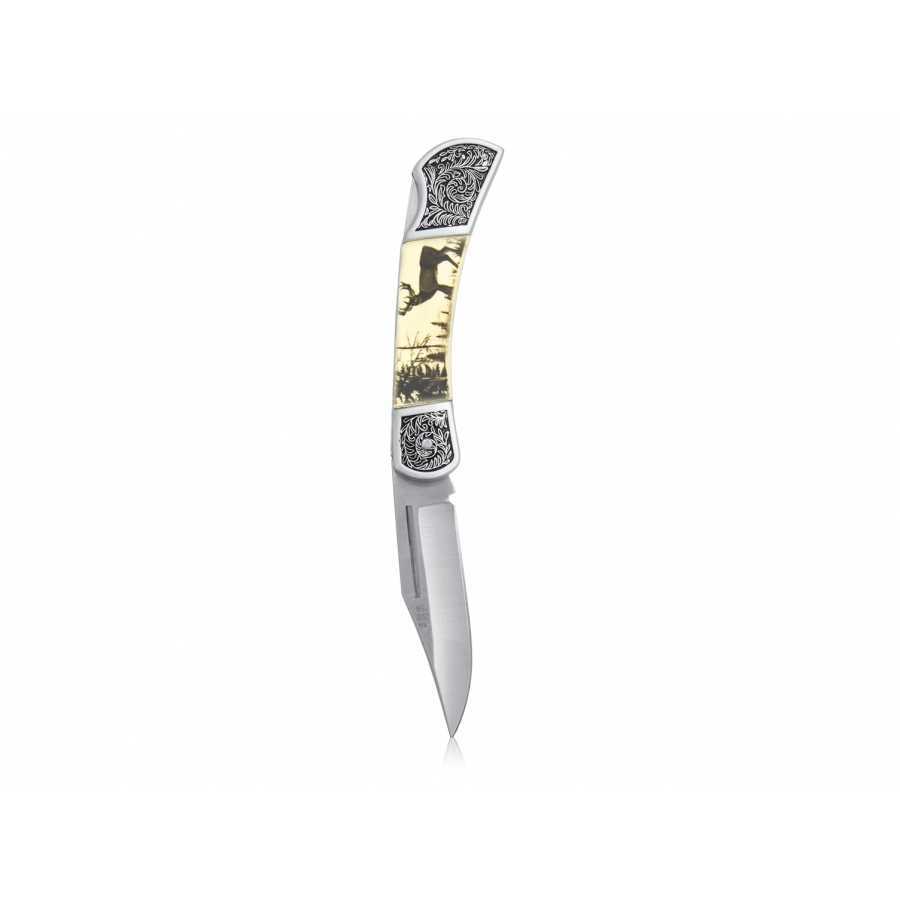Knife JKR113 with deer pattern