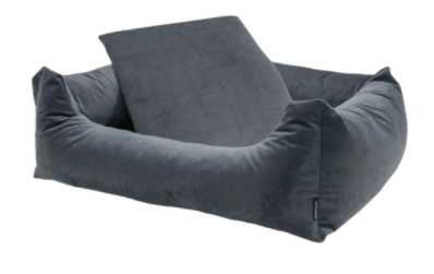 Velour dog bed S