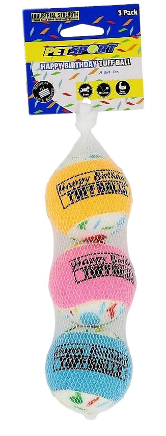 Tuff Birthday ball 6cm 3db