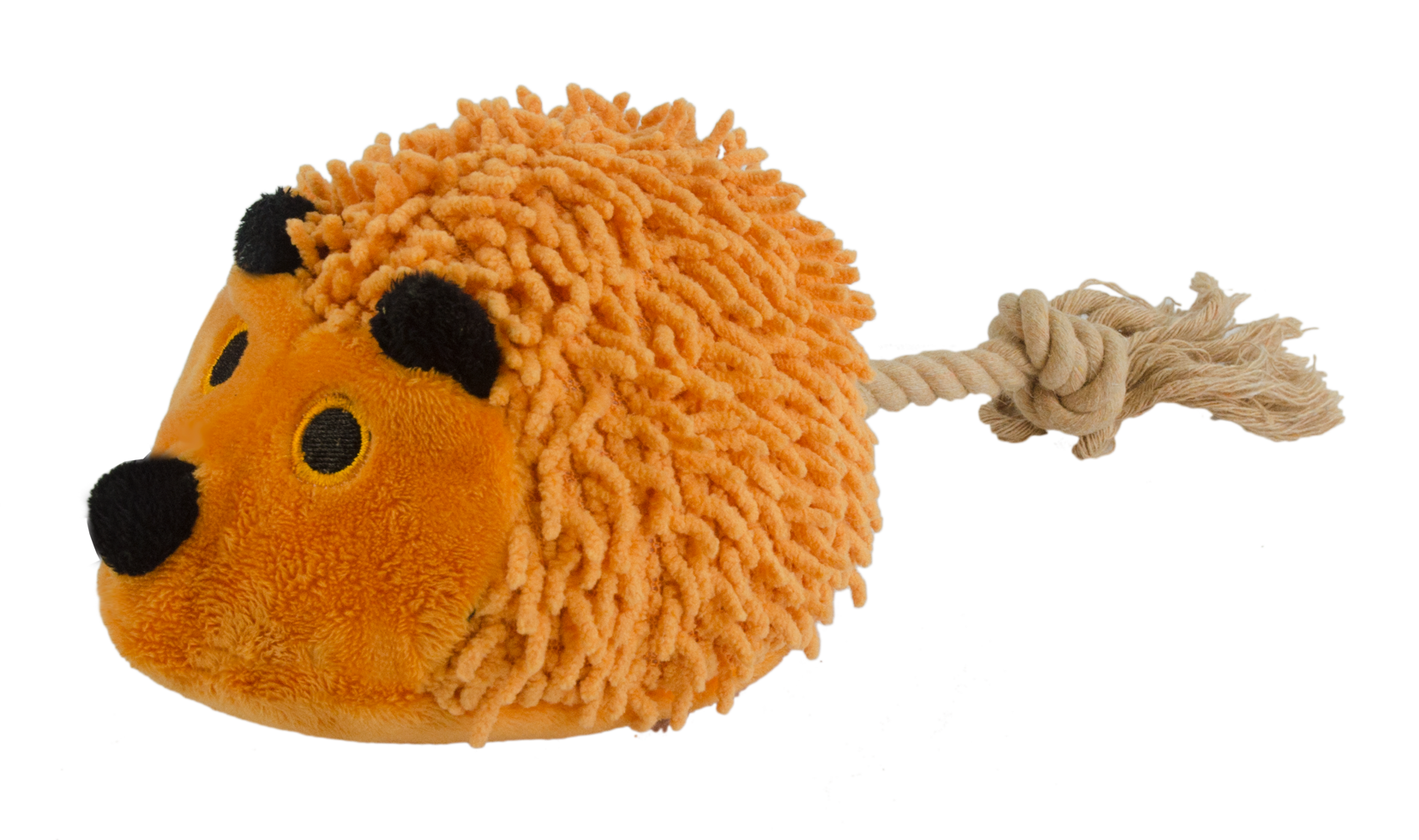 Plush pink piggy dog toy