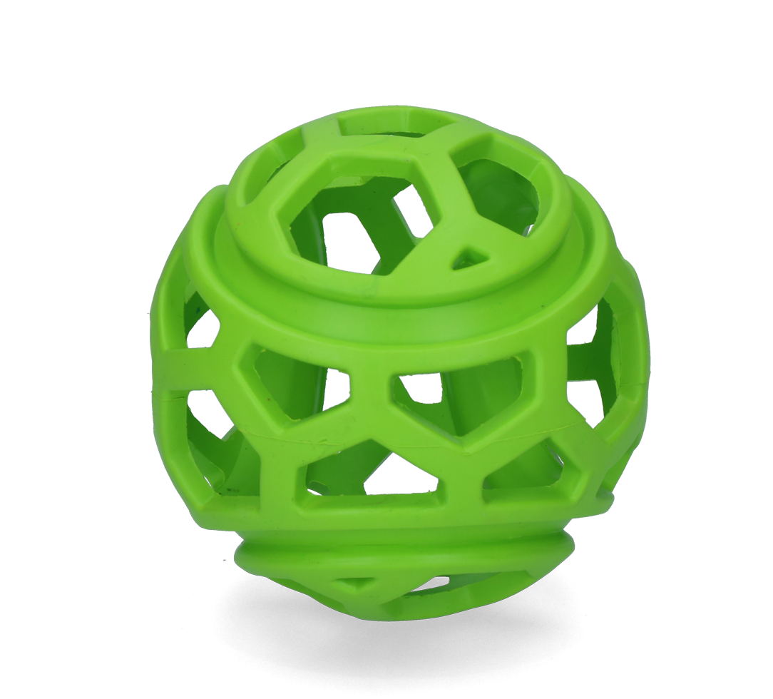 Titan ball with treat fillable green M 11,5 cm dog toy
