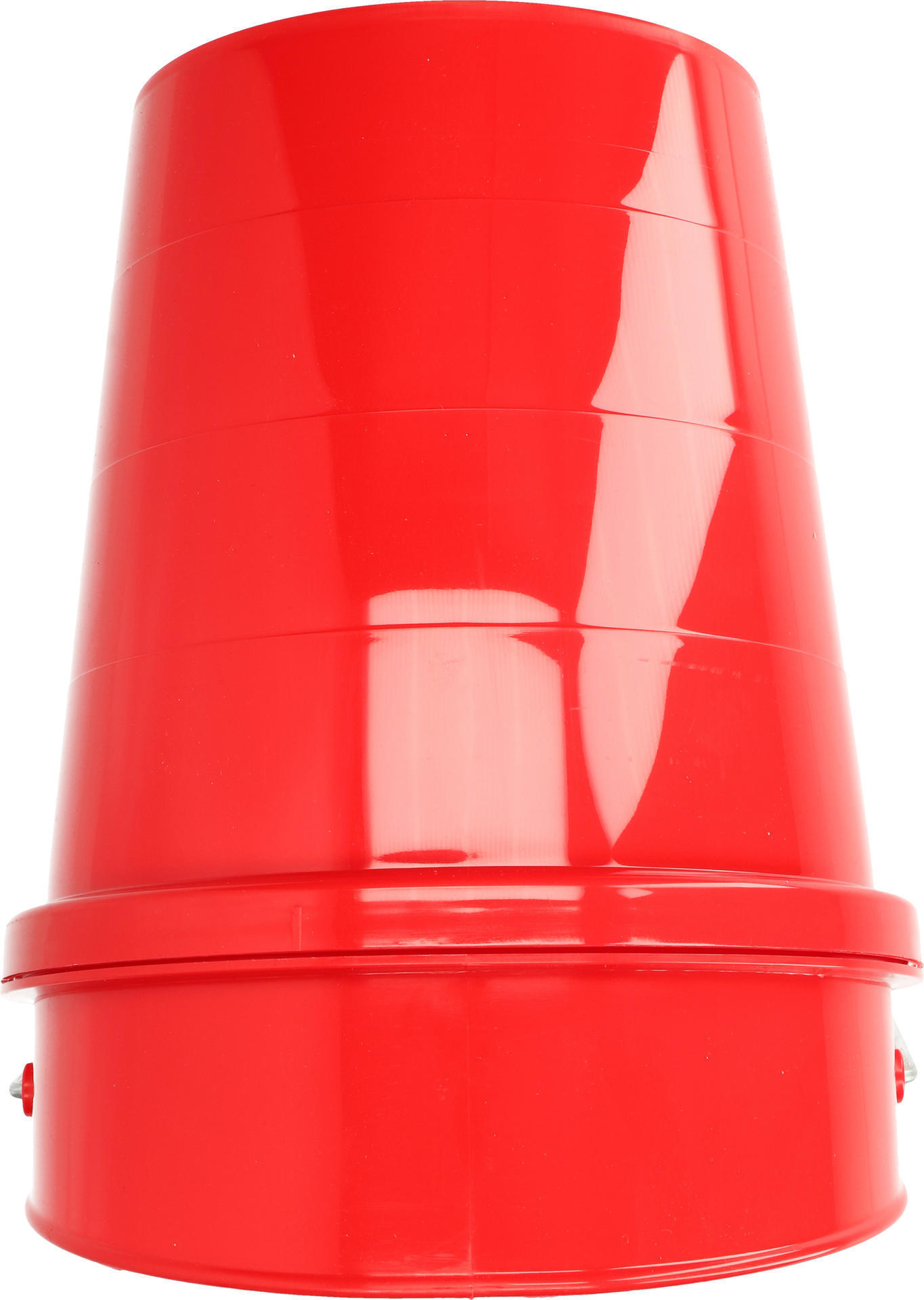 Poultry drinking plastic drinking spoon 6 l red