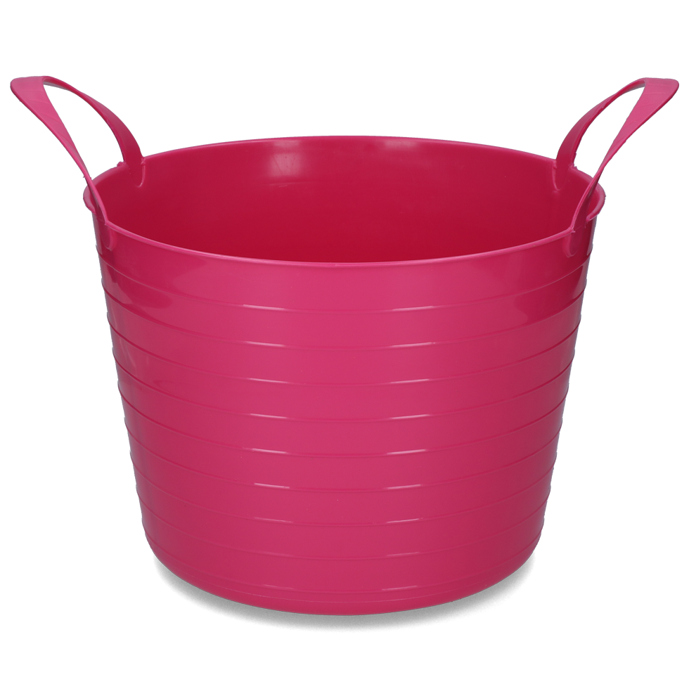 bucket V Trug flexi pink 40 l stable livestock feeding drinking technology feeding bowls