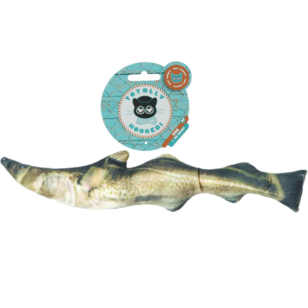 Toy cod M 30 cm cat toy