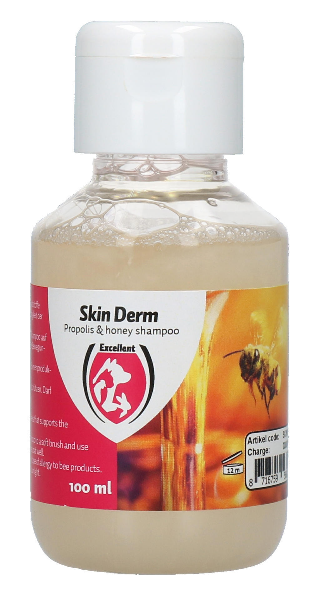 Skin Derm propolis (honey) shampoo, cat shampoo, grooming