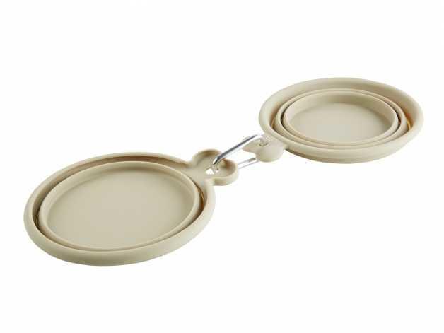 Travelling feeding and drinking bowl  for dog