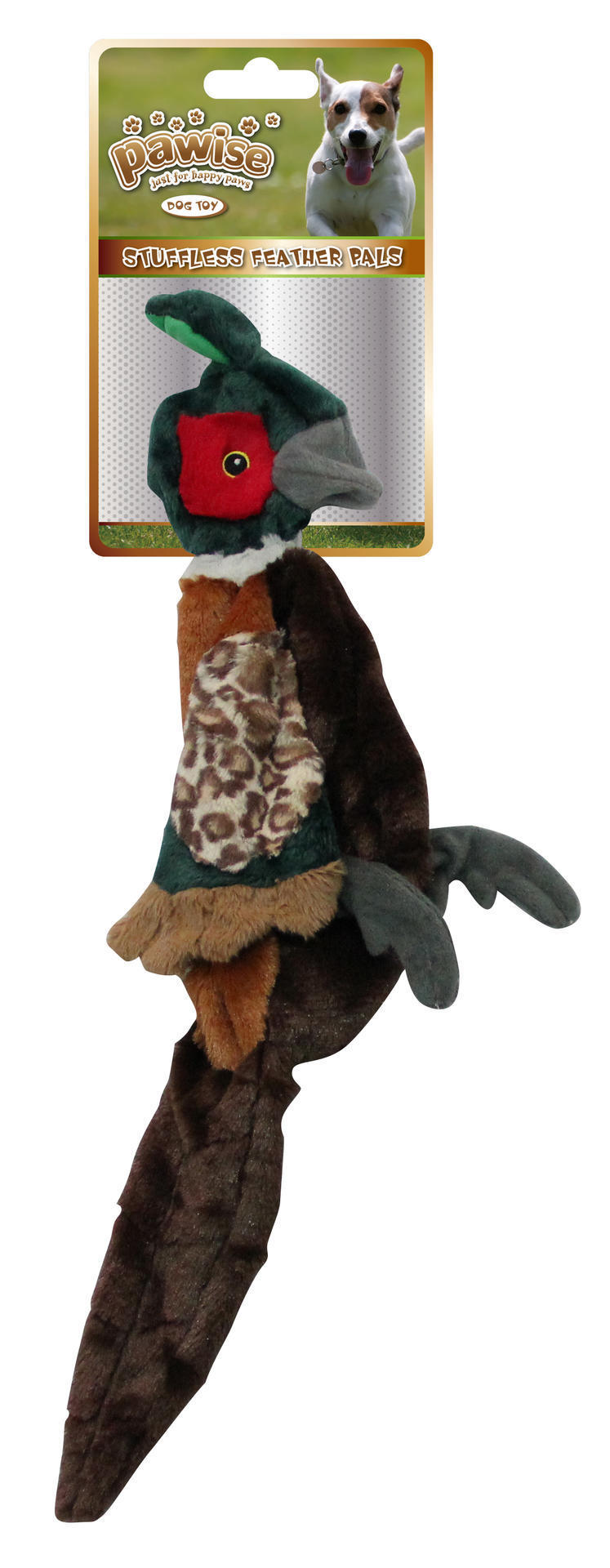 Pheasant L 82 cm plush dog toy