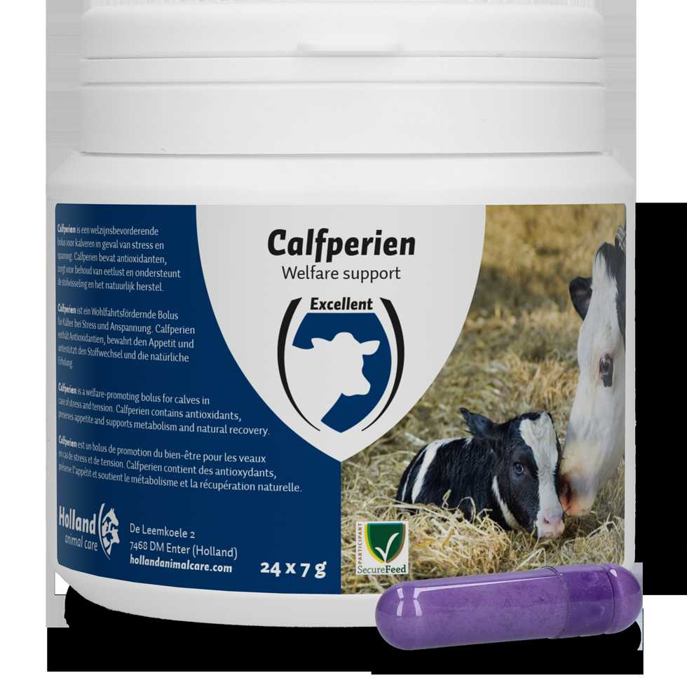 Calfperien bolus for calves, bovine boluses, minerals