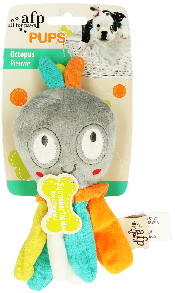Pups Octopus dog toy plush