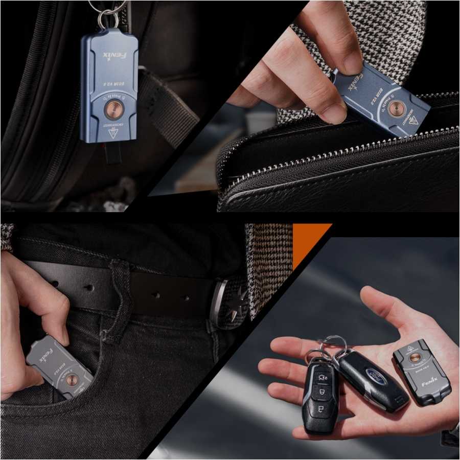 LED flashlight E03R V2.0 grey