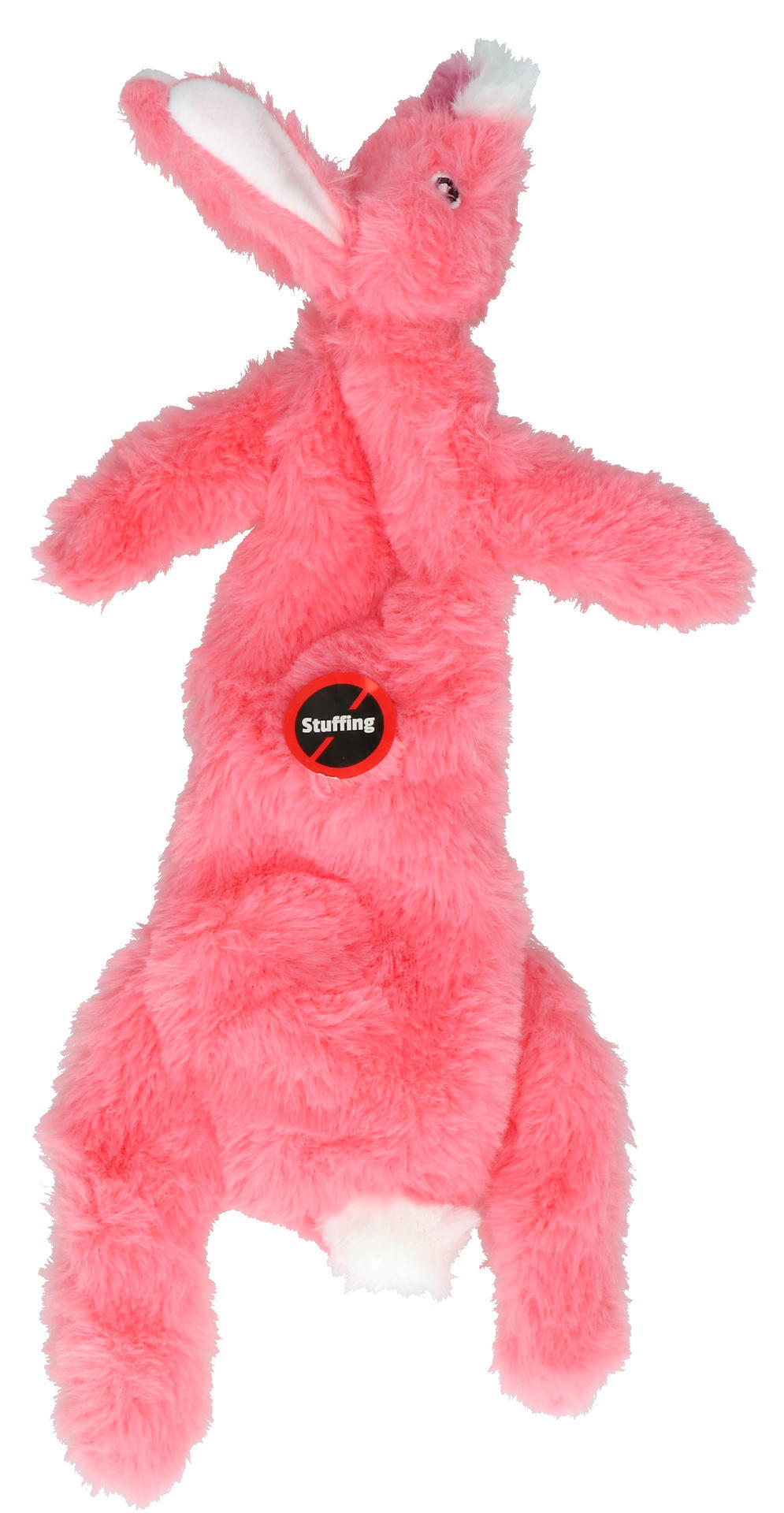 No filler rabbit dog toy plush