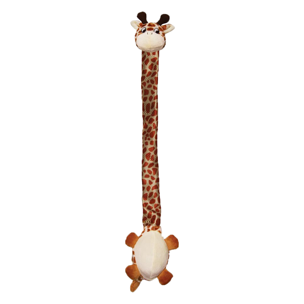 Danglers giraffe dog toy plush