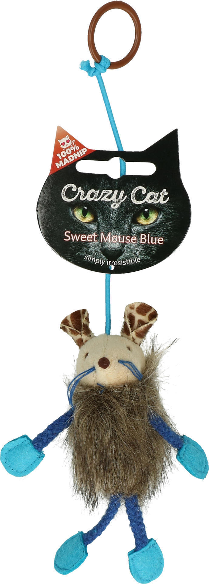 Crazy Cat Sweet Mouse Blue with 100% Madnip