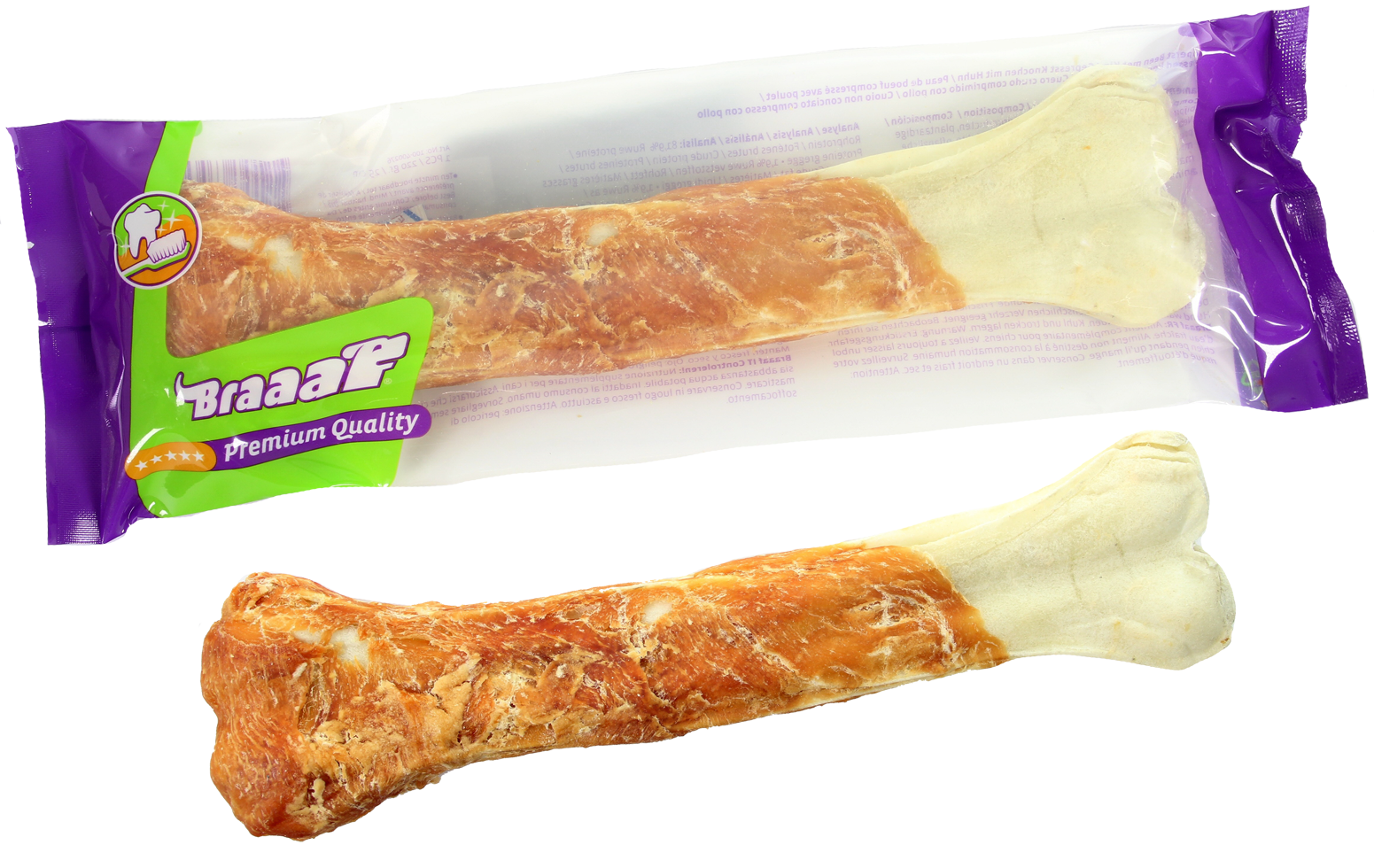Pressed chicken bone 25cm