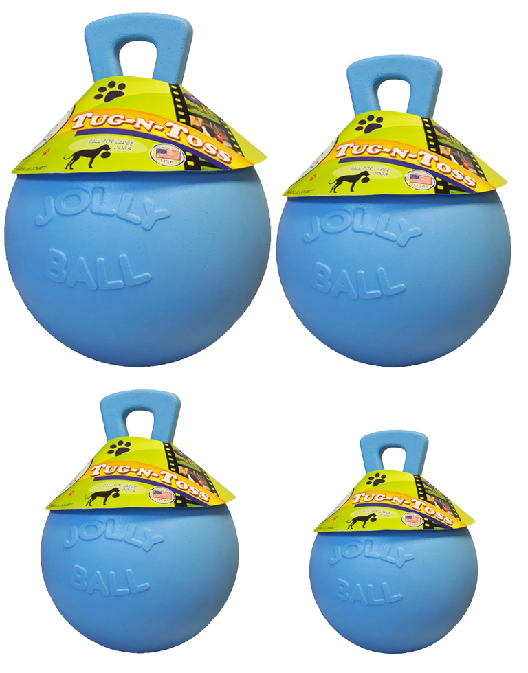 Tug-n-Toss 10 cm baby blue blue berry scent dog toy