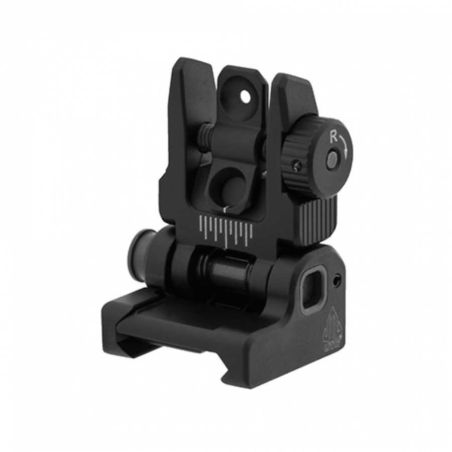 AR15 folding rear sight, black