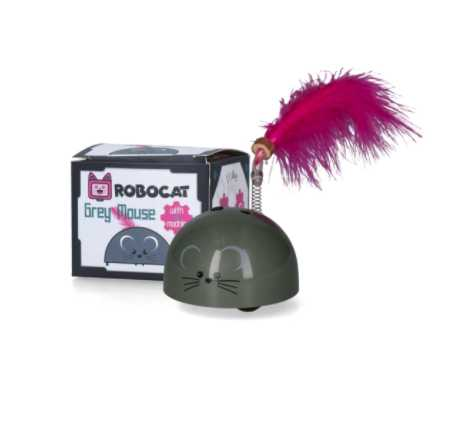 Grey Mouse Smart cat toy