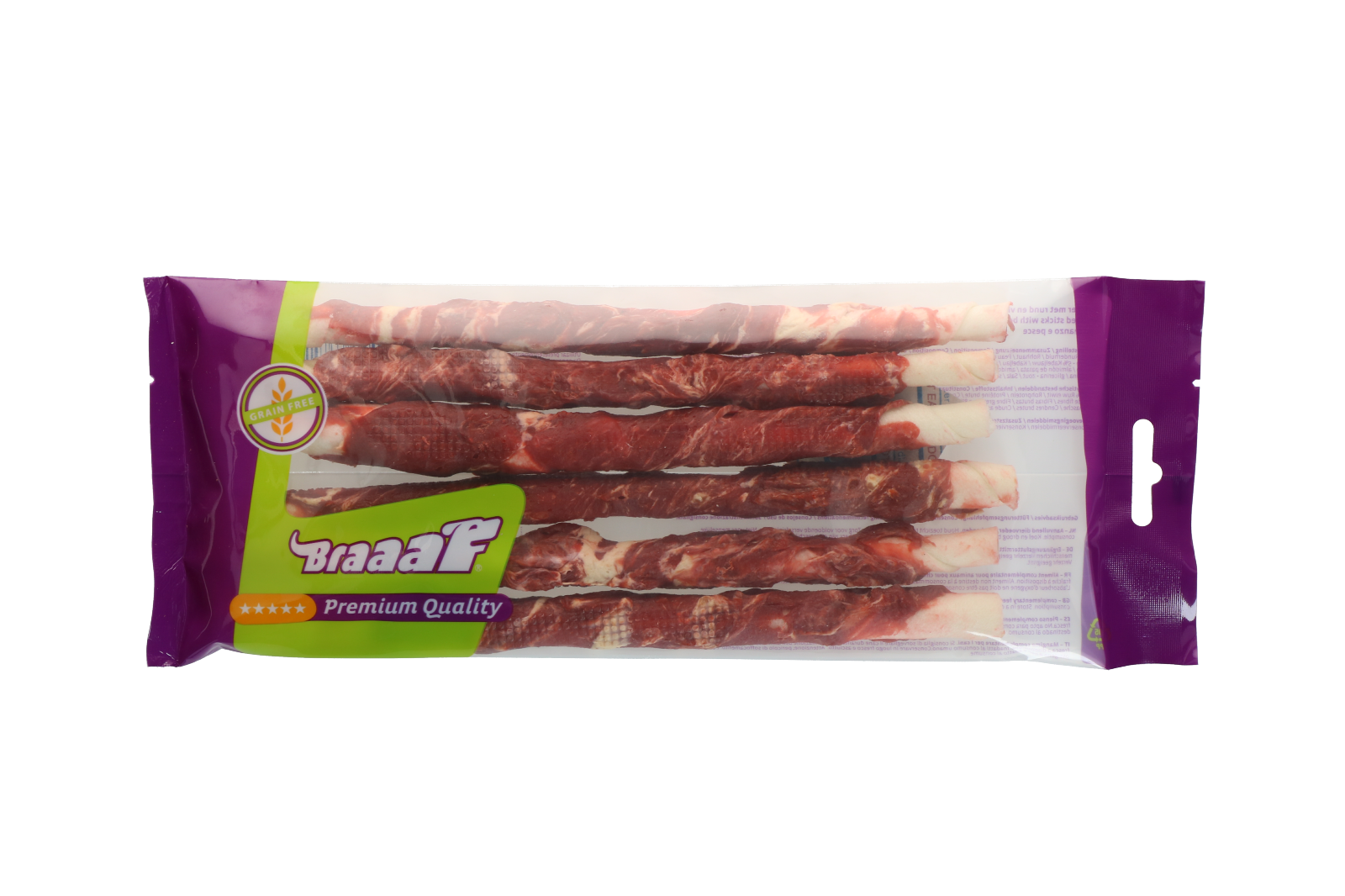 Beef twister for dogs 21cm 6pcs