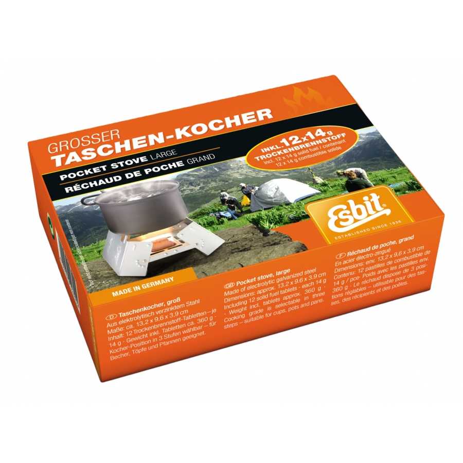 Tourist stove 12 x 14 g