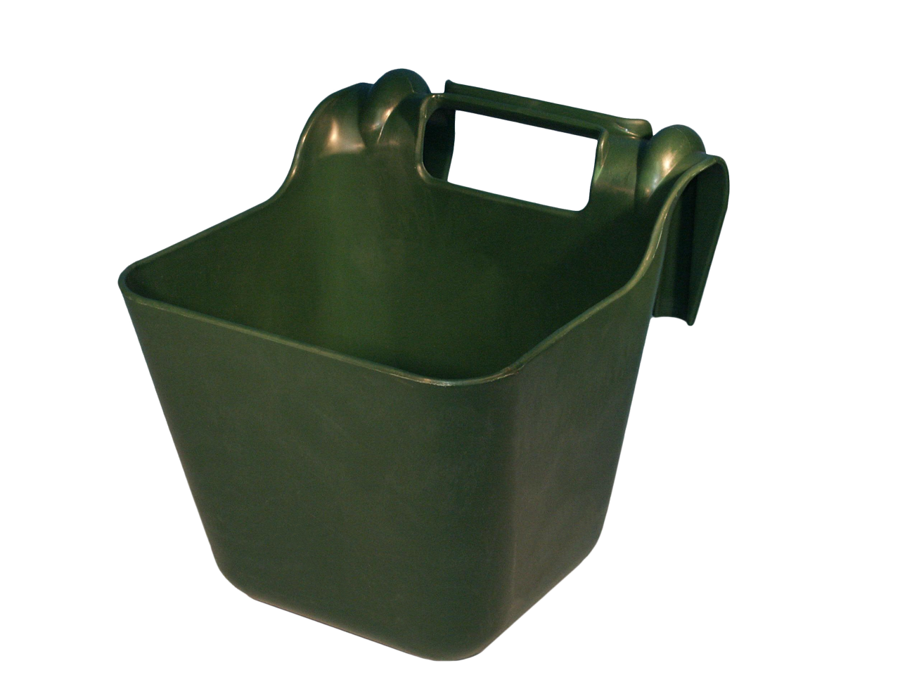 feed trough with hooks green 14 l