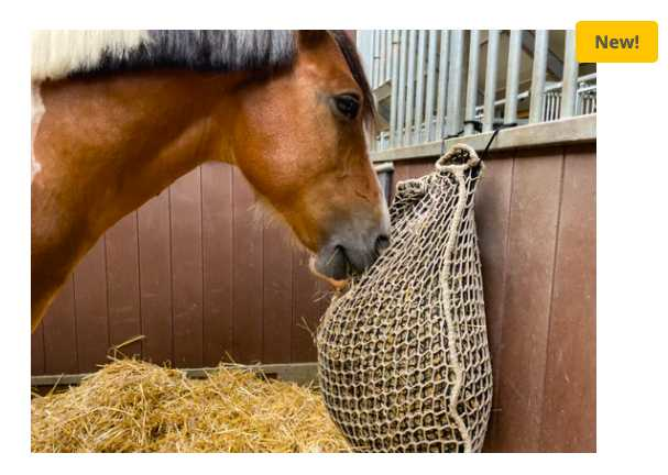 Extra strong double hay net 75 x 75 cm