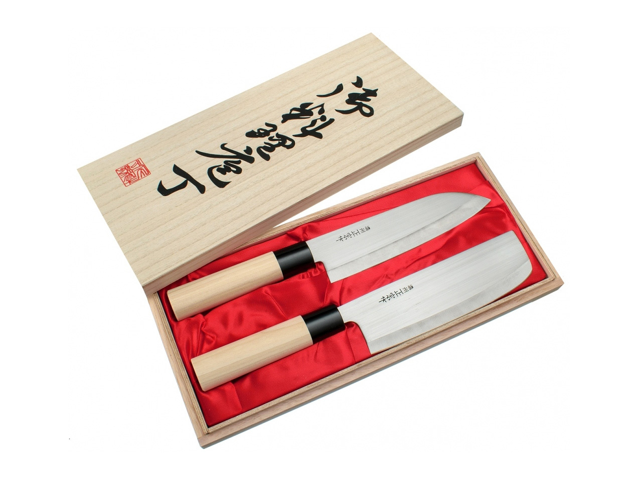 Megumi Classic Santoku / Classic Nakiri knife set