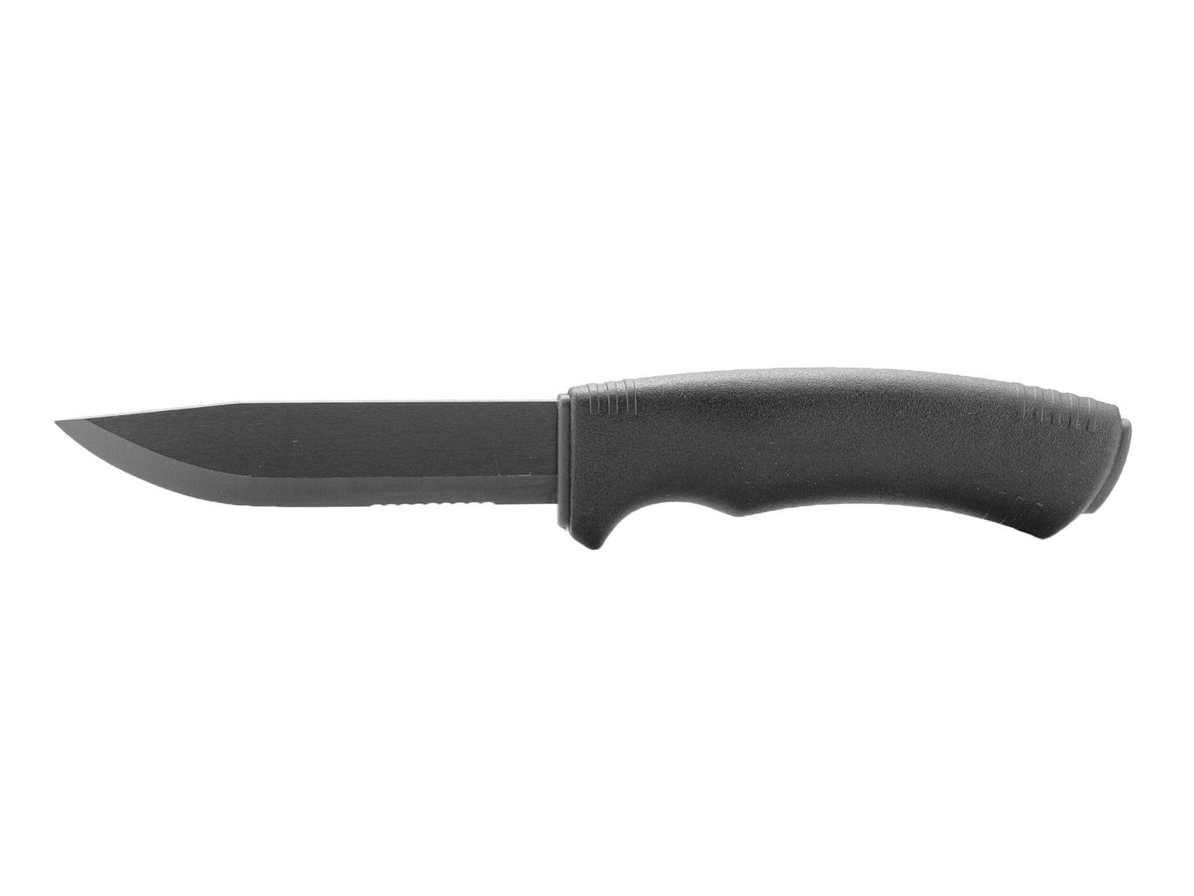 Bushcraft SRT partially serrated knife