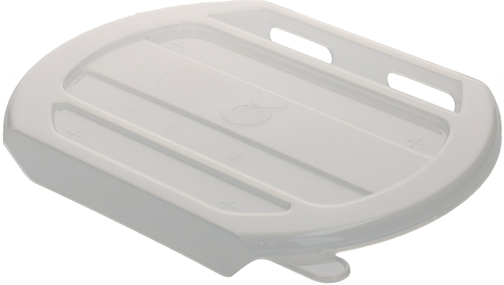 Plastic lid for calf feeding bucket cattle rearing